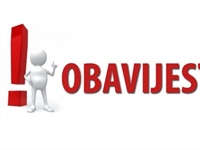 OBAVJEŠTENJE O ODRŽAVANJU PISMENOG I USMENOG ISPITA