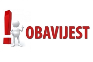 OBAVJEŠTENJE O ODRŽAVANJU PISMENOG I USMENOG ISPITA