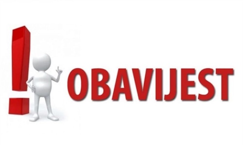 OBAVJEŠTENJE O ODRŽAVANJU PISMENOG I USMENOG ISPITA