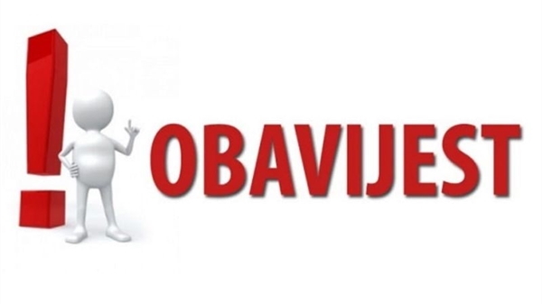 OBAVJEŠTENJE O ODRŽAVANJU PISMENOG I USMENOG ISPITA