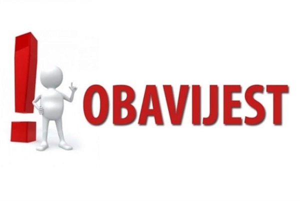 OBAVJEŠTENJE O ODRŽAVANJU PISMENOG I USMENOG ISPITA