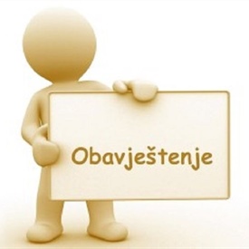 OBAVJEŠTENJE O ODRŽAVANJU PISMENOG I USMENOG ISPITA
